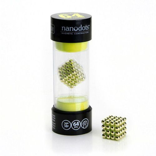 Nanodots 64 Gold Magnetic Dots