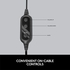 Logitech 960 USB PC Headset, Black- 981-000100