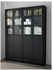 Bookcase, black-brown