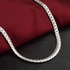 2 In 1 Silver & Gold Plated Chain Necklace Accessories Set