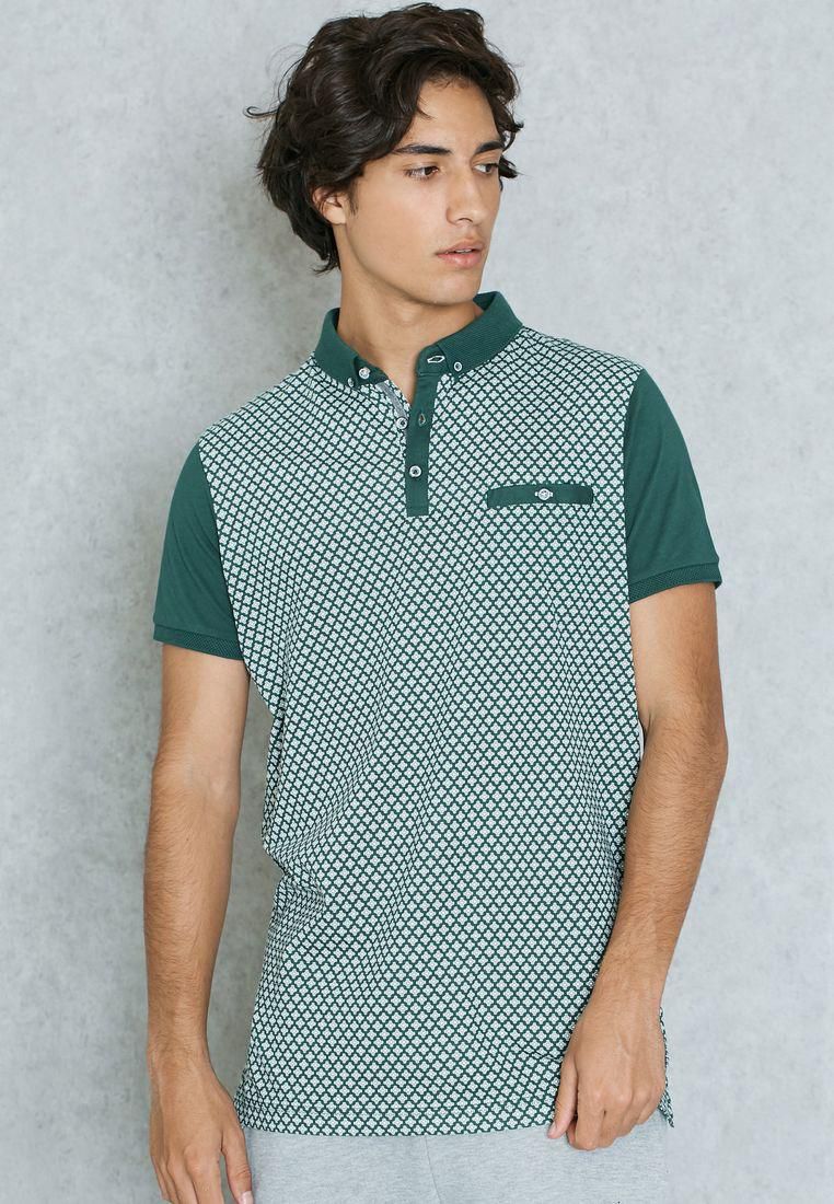 Harbour All Over Print Polo