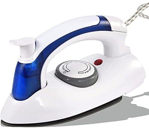 TAPIT Travel Iron Portable Steam Iron, Mini Handheld Iron for Clothes Non Stick Adjustable Temperature Control Small Compact Travel Steamer(White)