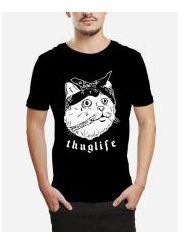 Ibrand Thug Life T-Shirt - Black