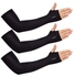 3 -Piece UV Protection Cooling Arm Sleeves With Thumb Hole One Size