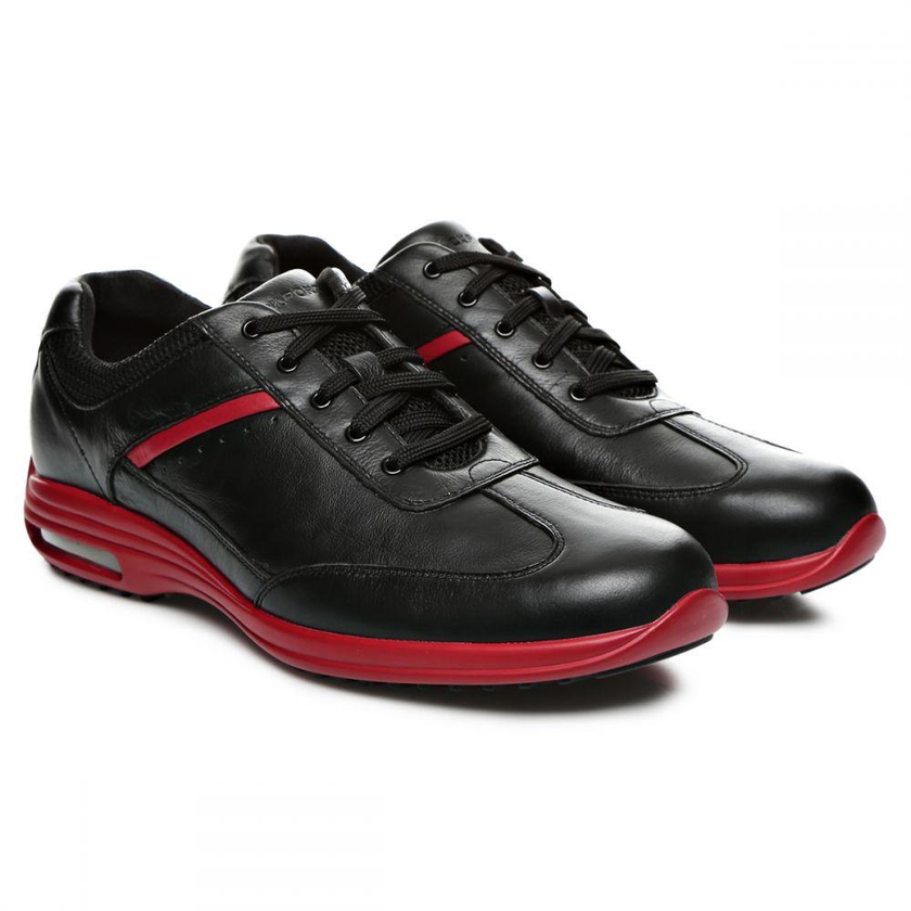 حذاء رياضي رجالي من روكبورت , مقاس 41 , أسود وأحمر  - K73764
