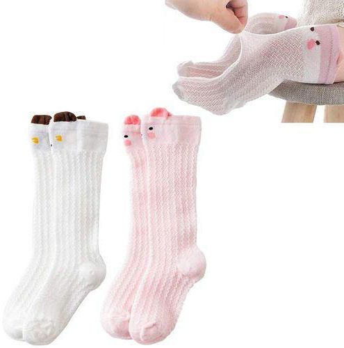 Kids Socks Baby Crawling Anti-Slip Knee Elbow Pads, Multicolour