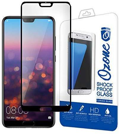Ozone Huawei P20 Pro Tempered Glass 0.26mm Full Cover Shock Proof Screen Protector - Black