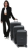 Crossland Grey Trolley Luggage 20 Inch,TSA Lock ,Double Expandable Zipper