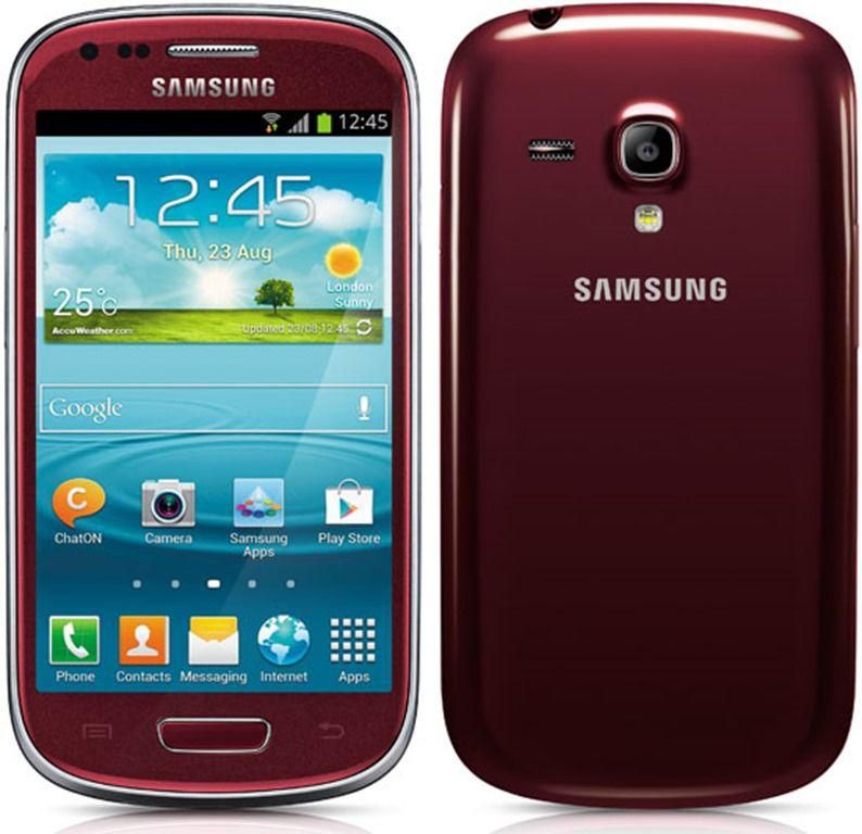 Samsung Galaxy S3 Mini I8190 (8 GB, Red)