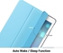iPad Mini 2 Case / iPad Mini 3 / iPad Mini Smart Case Cover [Synthetic Leather] Translucent Frosted Back Magnetic Cover with Sleep/Wake Function - (Sky Blue)