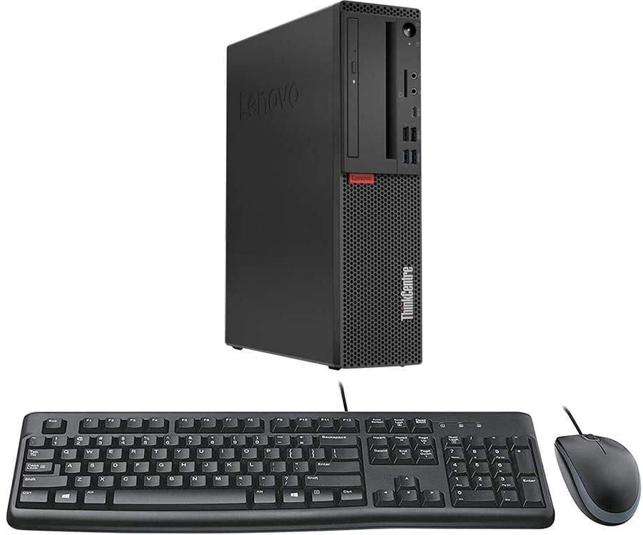 Lenovo ThinkCentre M720s Small Form Factor Desktop PC With Intel Core i5-8400 6-Core CPU, 16GB DDR4 RAM, 500GB NVMe SSD, Windows 10, Keyboard, Mouse