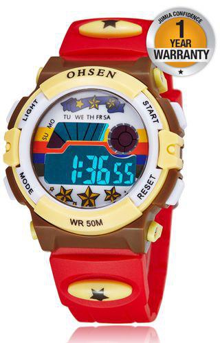 Ohsen Sports Watch - Red