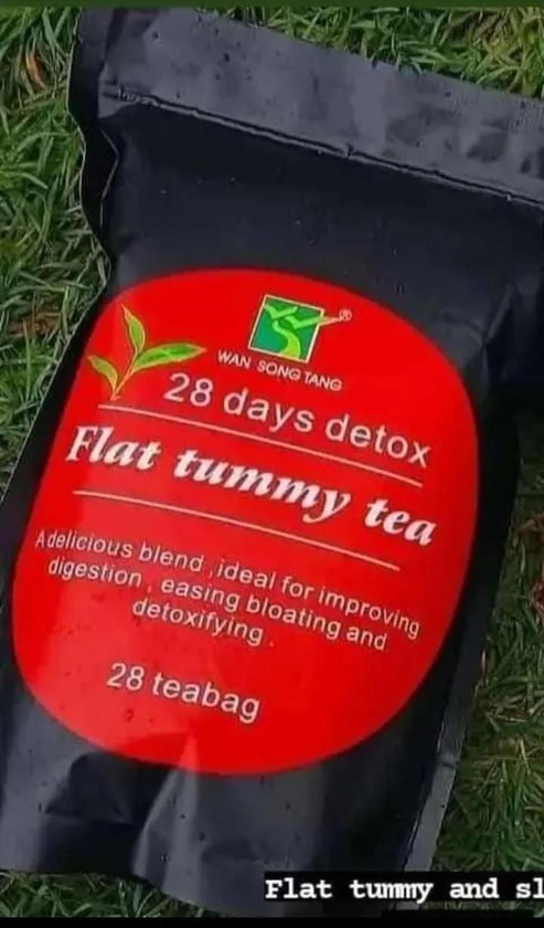 Flat Tummy Tea Herbal 28days Detox