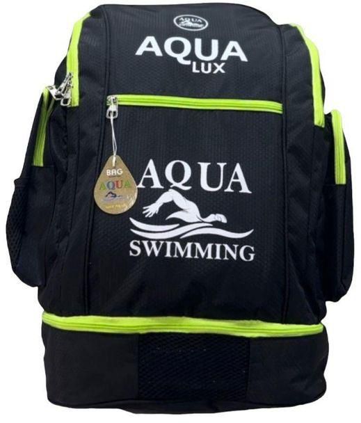 AQUA LUX Large Swimming Equipment Backpack, Black