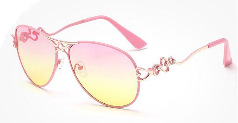نظارات شمسية نسائية لون وردي