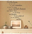 House Rules Quote Wall Stickers Home Decor Living Room Removable Sticker