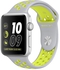 Apple Watch Series 2 38mm Nike+ Silver Aluminum Case with Flat Silver/Volt Nike Sport Band