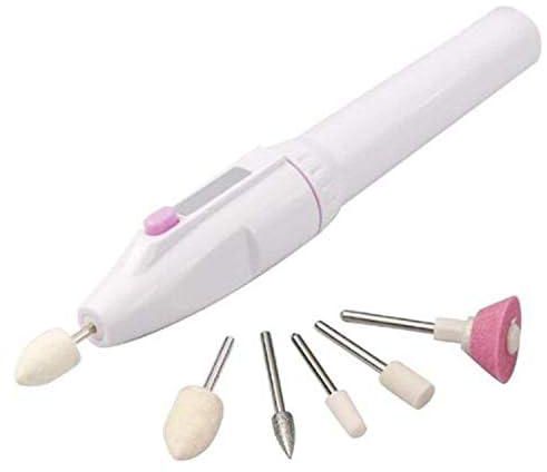 VIDISA 5 In 1 Nail T Salon Shaper Manicure Pedicure Kit (White)