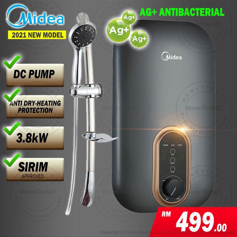 Midea Electric Water Heater Home Shower MWH-38U3-SL (DC Pump)