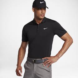 Nike Victory Slim Fit Solid Men's Golf Polo - Black