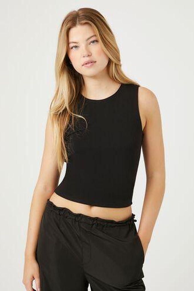 Forever 21 Cotton-Blend Tank Top