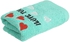 Get Nice Home Embroidered Cotton Towel, 30×50 cm, 100 gm - Light Green with best offers | Raneen.com
