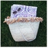 Seashell Straw "khoos" Beach Bag - Light Beige