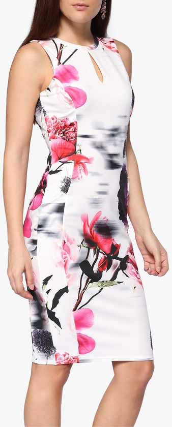 Flower Print Bodycon Dress