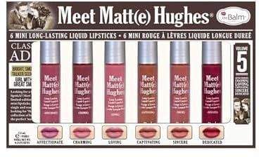the balm meet matte hughes vol. 5(6mini long-lasting liquid lipsticks)