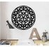 The Muslim Cultural Background Of Tv Wall Stickers Creative Personality Decorative Waterproof Removable Black 58X58cm