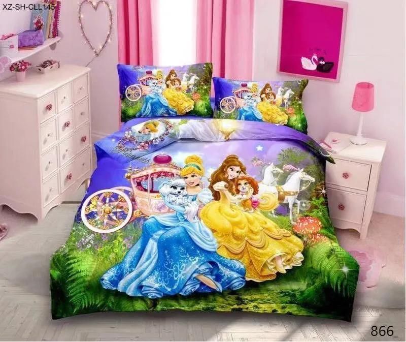 Cartoon themed binded cotton duvets