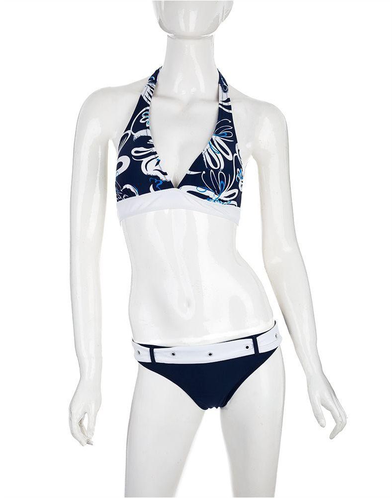 Mesuca 1513 Swimsuit For Women-Navy, 2 X Large