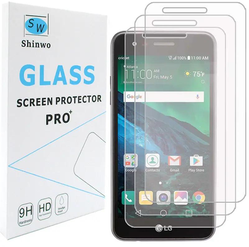 [3-Pack]-Shinwo LG K8 (2018) 5.0'' Smartphone [Tempered Glass] Screen Protector