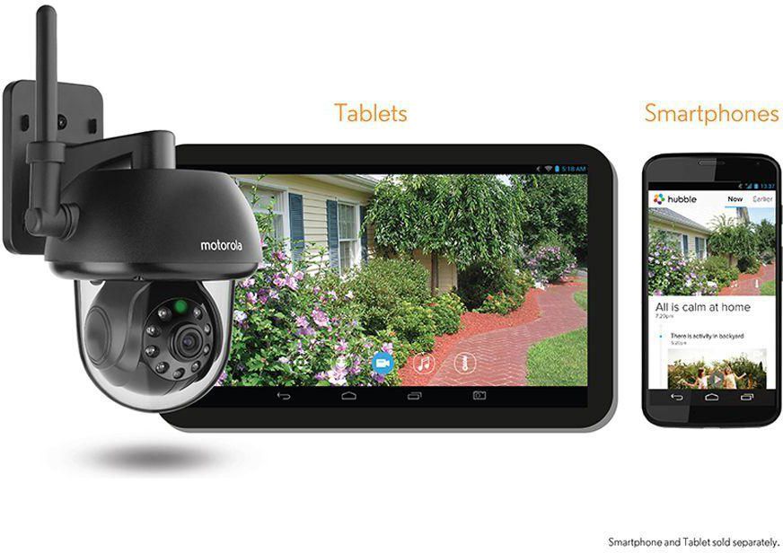 Motorola Outdoor Wifi Baby Monitor Camera - Black- Babystore.ae