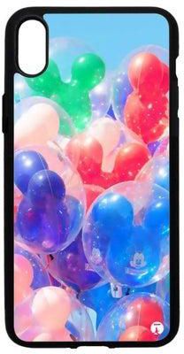 غطاء حماية مطبوع ايفون XR بالونات ميكي ماوس ملونة جميلة