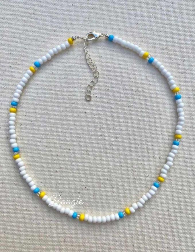 Fashion Choker Beads Necklace Multicolore