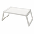 Foldable Bed Table Tray White 55x31x36 centimeter