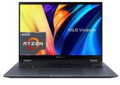 ASUS Vivobook S 14 Flip TN3402QA-LZ005W Laptop - AMD Ryzen™ R5-5600H - 8GB - 512GB SSD - AMD Radeon™ Graphics - 14.0 '' WUXGA - Win11 - Quiet Blue
