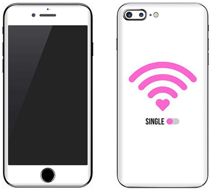 Vinyl Skin Decal For Apple iPhone 8 Plus Wifi Single Girl