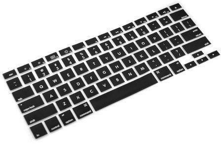 Keyboard Cover Protector Skin for Apple MacBook Pro 13 15 17  & MacBook Air 13 Black