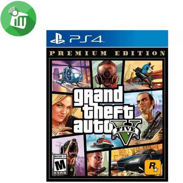 CD Game PS4 Grand Theft Auto V Premium Edition