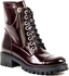 Versace Italia Red Pull On Boot For Women