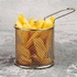 Circular Fries Bucket, Silver - 504