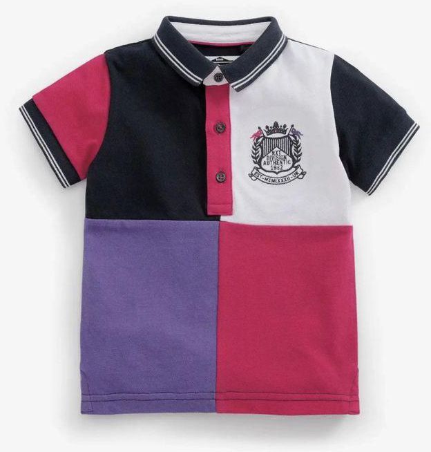 Next Colour Block Boys Polo Shirt