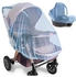 Excellence Mosquito Net for Stroller 2 Pack Durable Baby Stroller Mosquito Net Perfect Bug Net for Strollers Bassinets Cradles Playards Portable Mini Crib Odorless & Durable Material Blue