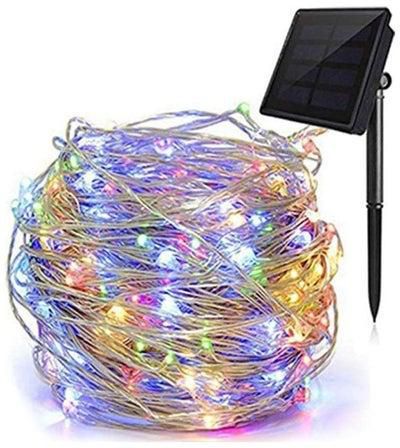 Outdoor LED Solar Power String Light Multicolour