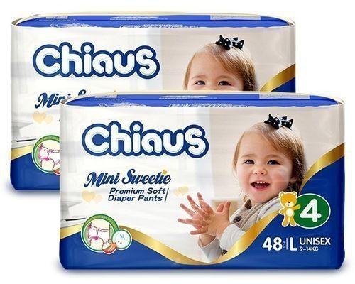 Chiaus Chiaus Diapers, Pants, Size 4, Large Count 48 (9-14Kgs)