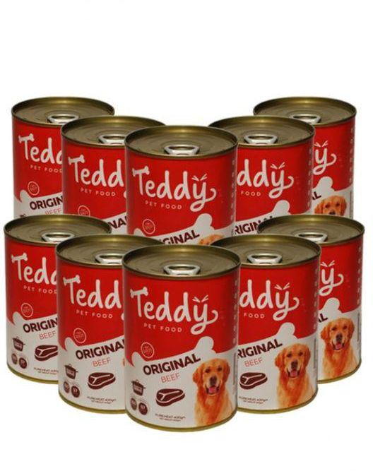 Teddy Original Beef Dog Dry Food - 400g - Set of 10 Pcs