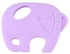 Generic Baby Elephant Shape Teether - Purple