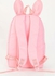 Kids Rabbit Ear Pattern Backpack 17.7 Inches Pink/Yellow/White